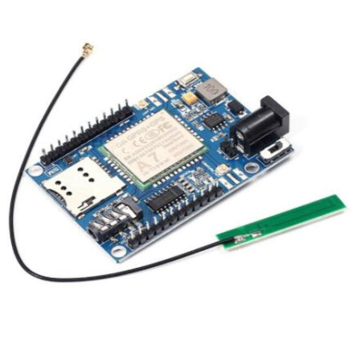 A7 GSM GPRS GPS 3 In 1 Module Shield DC 5-9V for STM32 51MCU Support Voice Short Message Universal