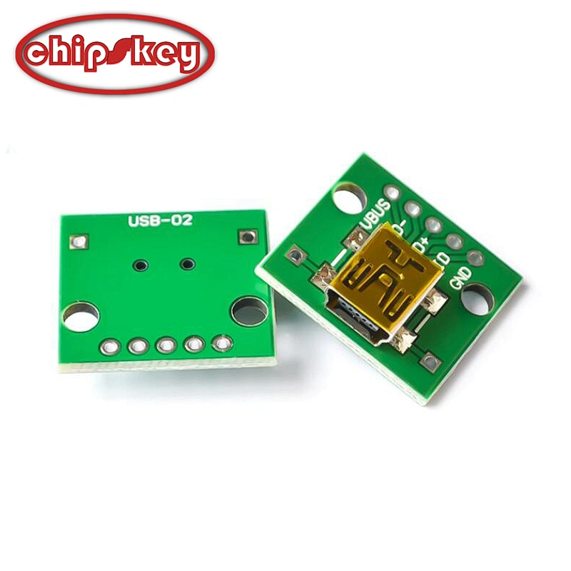 USB to DIP  female socket MINI5P patch to 2.54mm inline