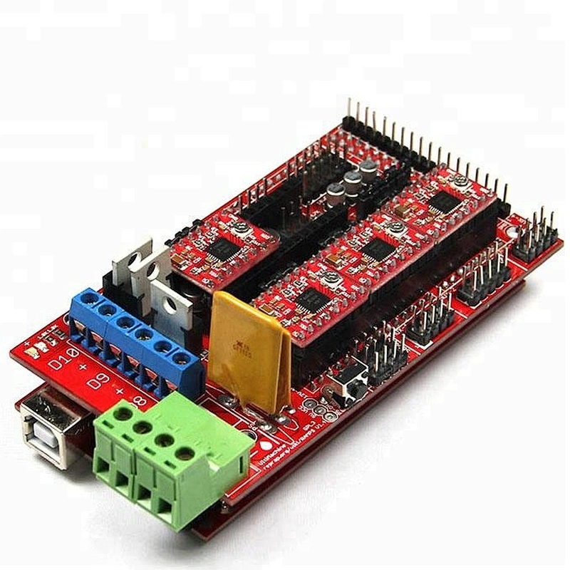 Reprap 3D Printer Full Set Kit Mega 2560 + RAMP 1.4 Extend Shield +4pcs DRV8825 Stepper Driver Set