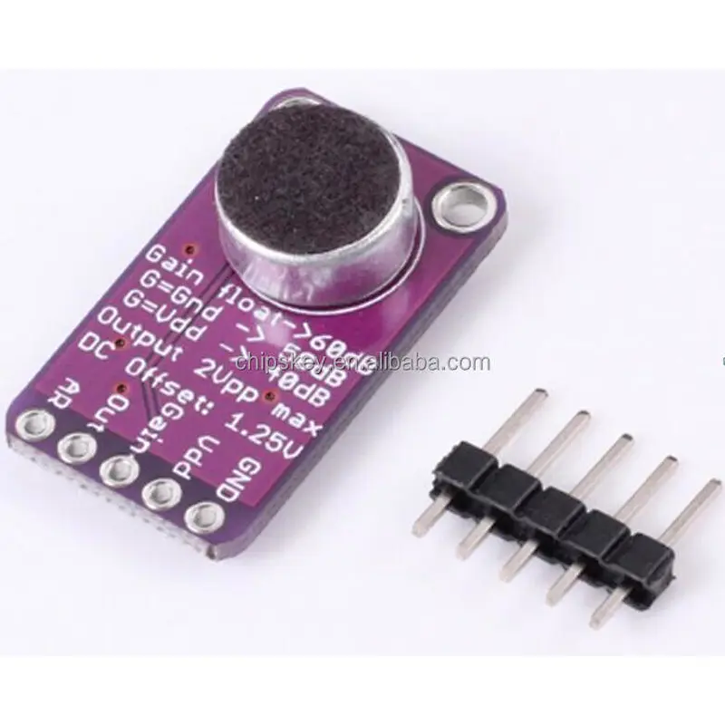 MAX9814 Electret MIC Microphone Amplifier Module Auto Gain Control