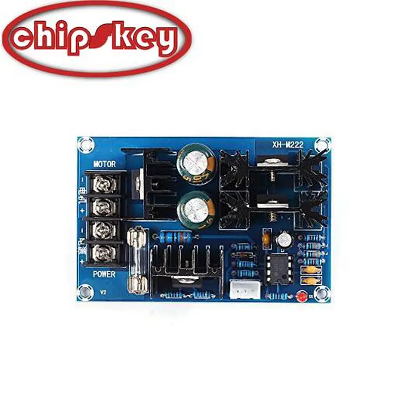 Chipskey DC motor speed control module high power motor voltage regulator PWM duty cycle adjustment current 20A XH-M222