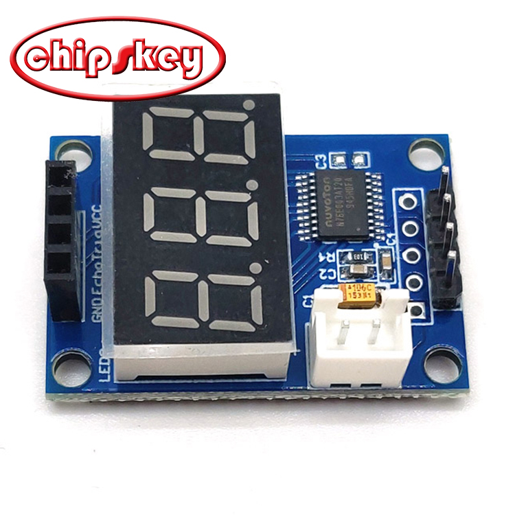 Ultrasonic distance measuring module/ HC-SR04 test board /serial output/ digital tube display rangefinder