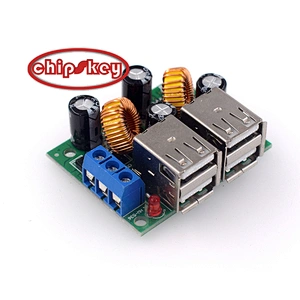 36/24/12 / 9V to 5V / 3A step-down / 4USB ultra-multi USB interface /  charging solar