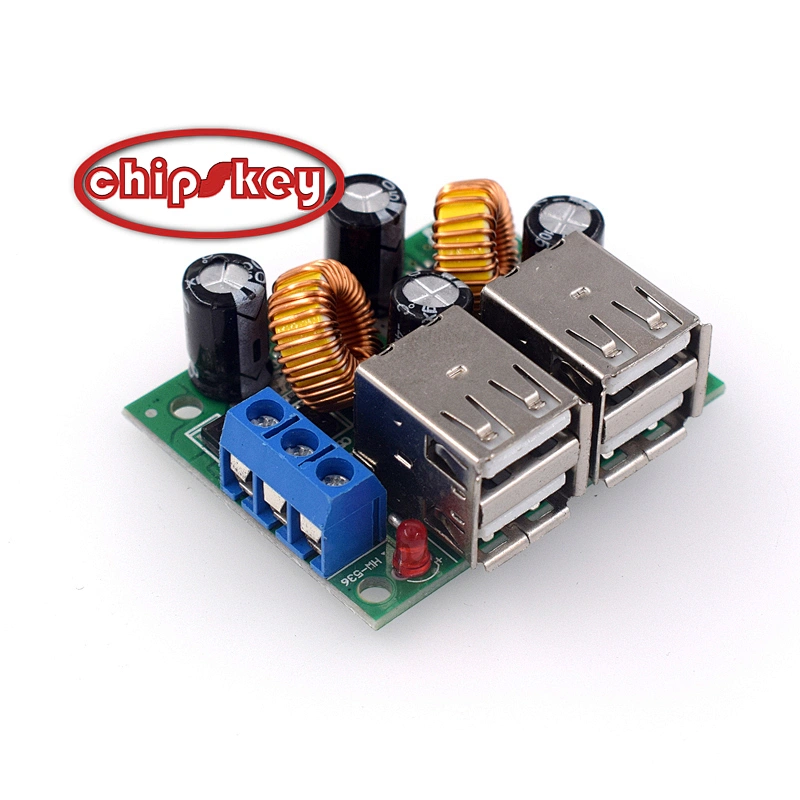 36/24/12 / 9V to 5V / 3A step-down / 4USB ultra-multi USB interface /  charging solar