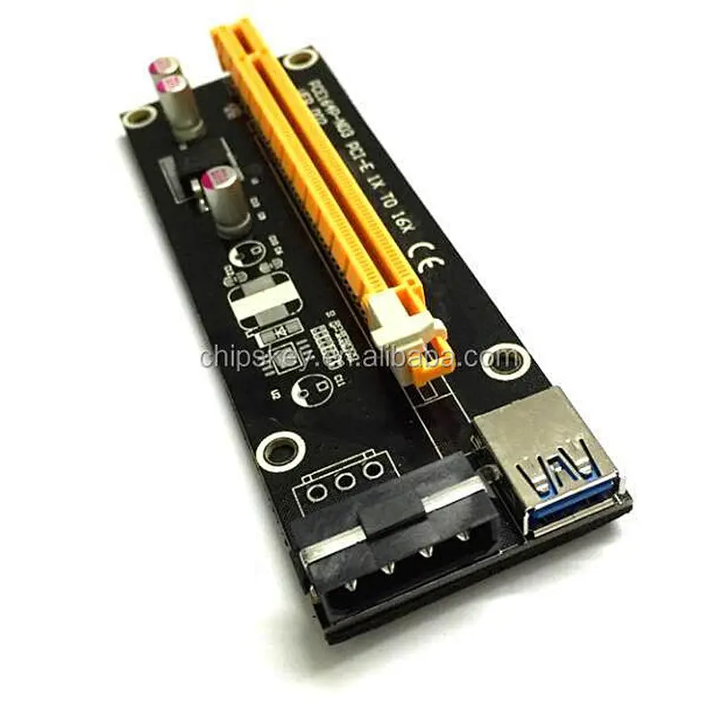 PCI-E 1X to 16X riser card Adapter PCIE USB3.0 Dedicated transfer cable PCIE