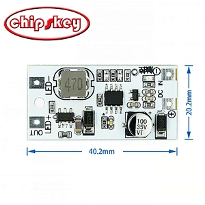 Single channel stepless touch dimming LED constant current drive
