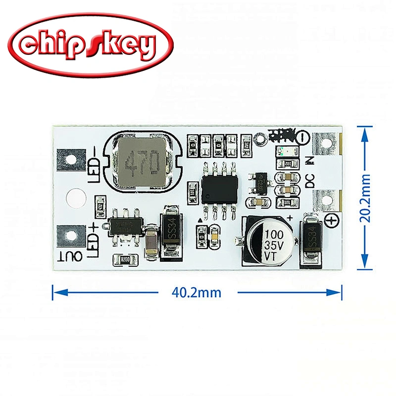 Single channel stepless touch dimming LED constant current drive