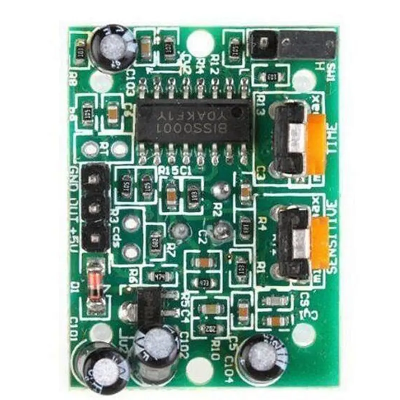 HC-SR501; human body infrared induction module; pyroelectric infrared sensor;