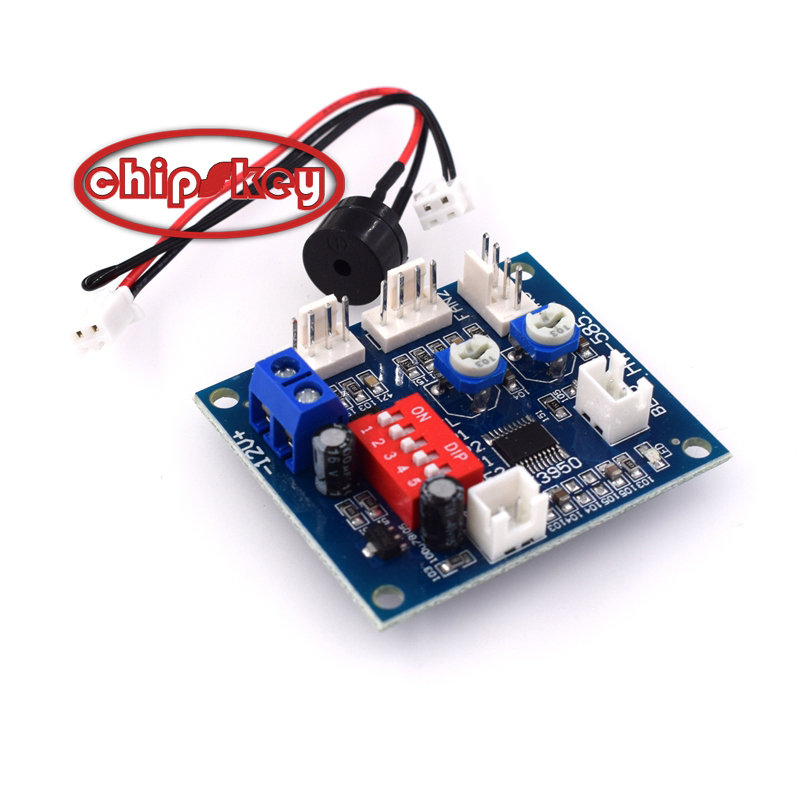 Computer cooling four-wire PWM /  automatic temperature control speed regulation / 1 way temperature control 2 way manual