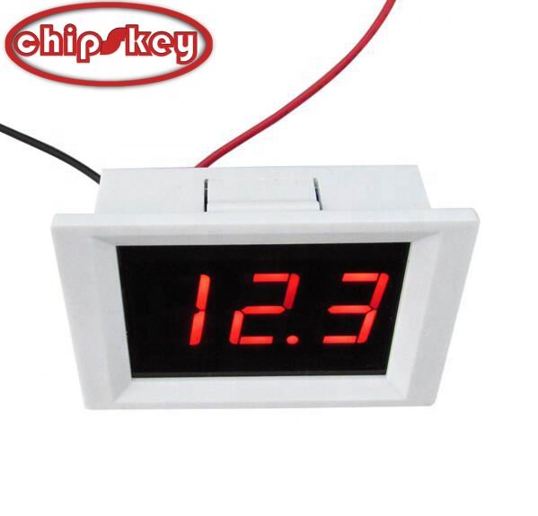 Chipskey DC Digital Alarm Voltmeter High and Low Voltage Upper and Lower Alarm 2 line range 4.5-40V XH-B115