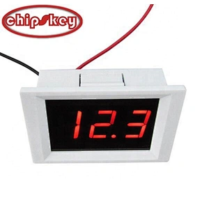Chipskey DC Digital Alarm Voltmeter High and Low Voltage Upper and Lower Alarm 2 line range 4.5-40V XH-B115