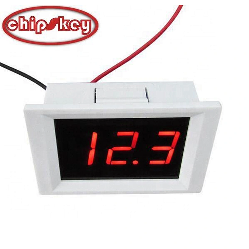 Chipskey DC Digital Alarm Voltmeter High and Low Voltage Upper and Lower Alarm 2 line range 4.5-40V XH-B115