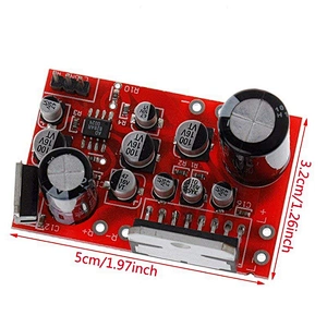 DC 12V TDA7379 38W+38W Stereo Amplifier Board W/ AD828 Preamp Super Than NE5532