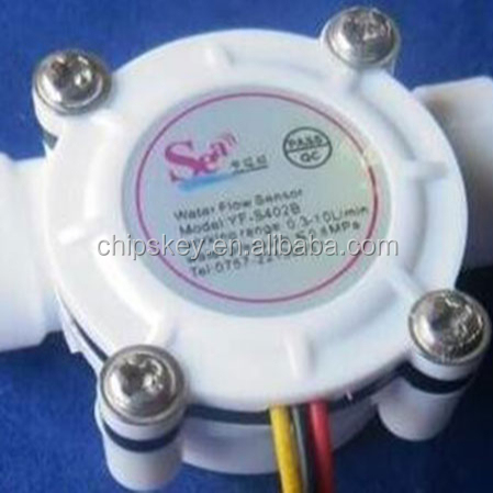 YF-S402B G1/4 PE Pipe 0.2-8L/min 3.5-12VDC Water Flow Sensor