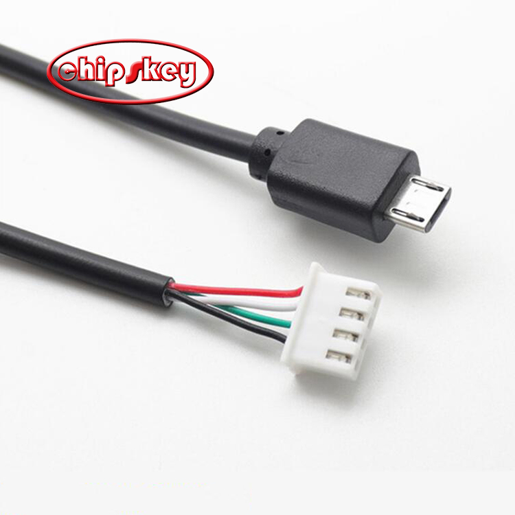 micro USB to PHR-4 XH2.54 50CM