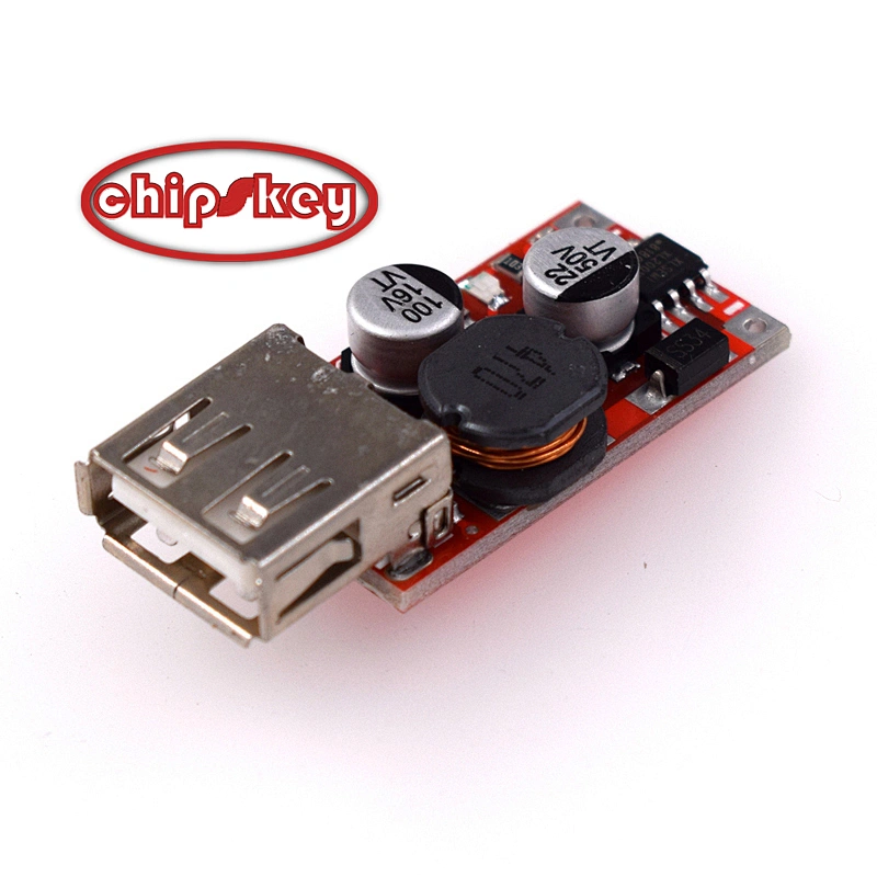 9V / 12V / 24V to 5V Buck Charger / 3A Output USB Buck Regulator Module Red