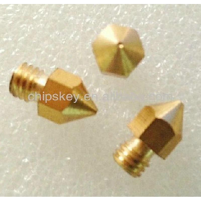 0.3mm Print Head Brass Nozzle For MK8 Makerbot RepRap 3D printer consumables 1.75mm