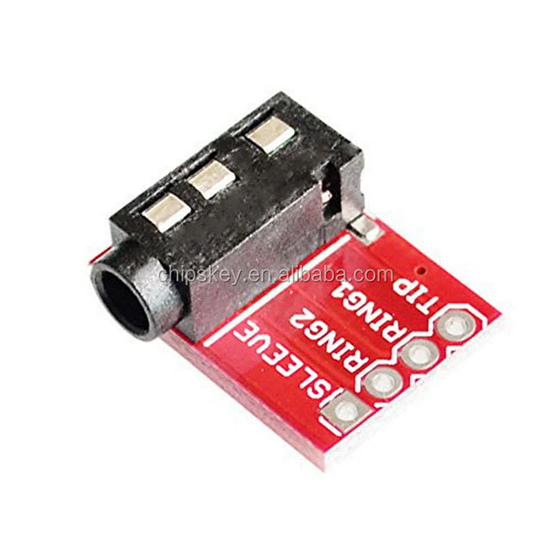 TRRS 3.5mm Stereo Headphone MP3 Audio Video Microphone Block Interface Modules