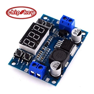 DC-DC adjustable step-down power module / LM2596 voltage regulator /  digital display 3.3V 5V 12V