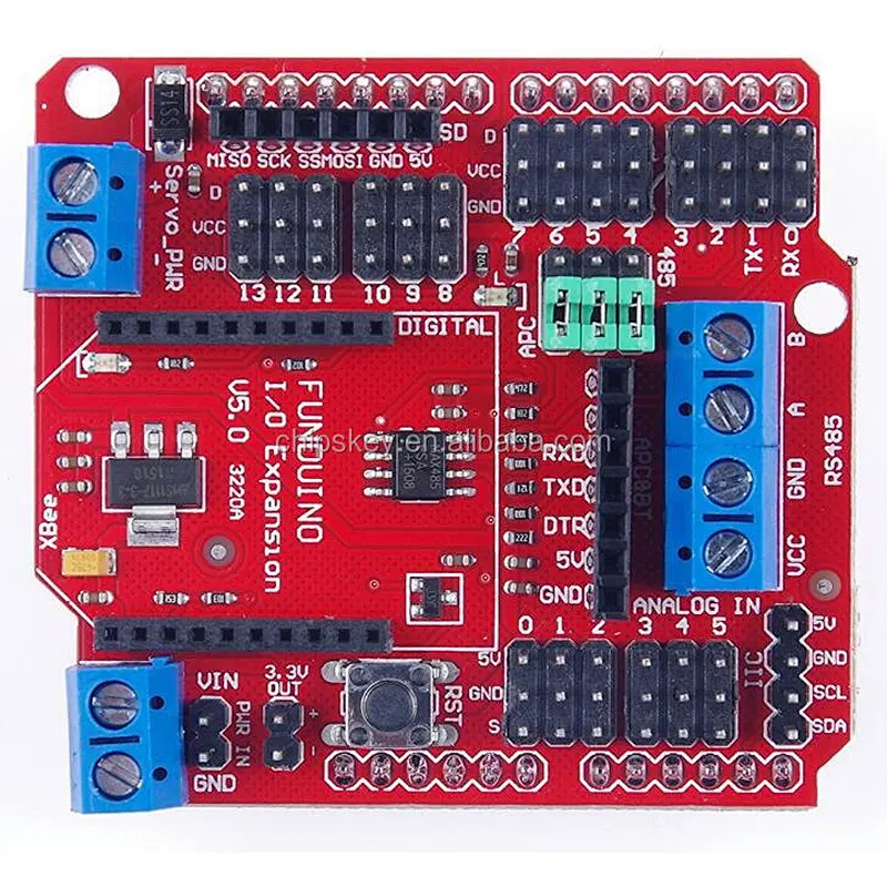 sensor expansion board V5 interface with RS485 BLUEBEE