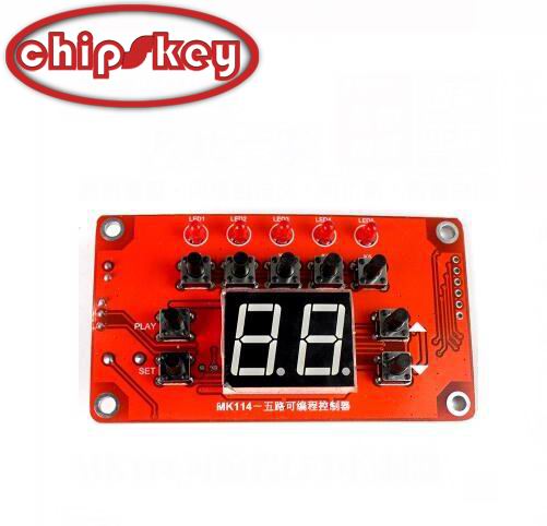 XH-M114 programmable 5 output expansion controller offline programming micro PLC custom output