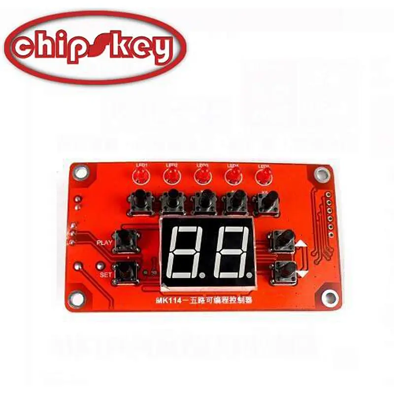 XH-M114 programmable 5 output expansion controller offline programming micro PLC custom output