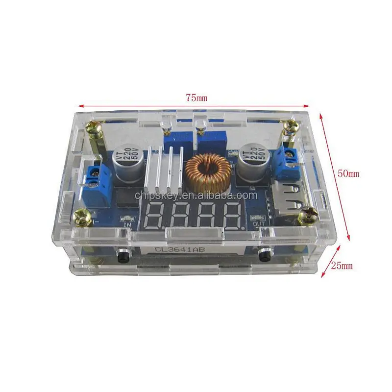 Power adjustable DC 24V / 12V turn 5V buck module / step-down constant current power supply chip 3V6V