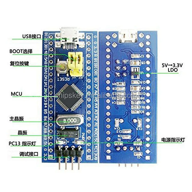 STM32F103C8T6 Small System Board Microcontroller STM32 Core Board