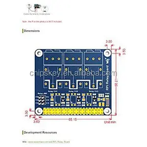 RPi Relay Board 3 Channels 5V