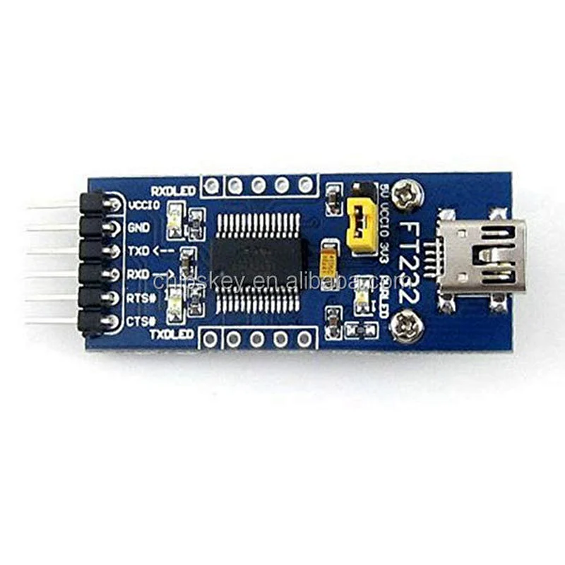 FT232 USB to serial communication module