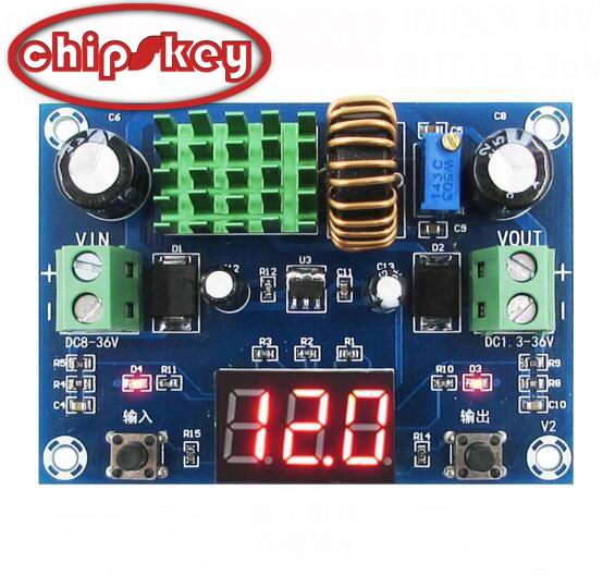 XH-M291 digital voltage regulator module XL4015E1 switch type voltage regulator output 1.3-36V current 5A