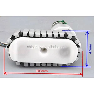 DC12V 7650RPM Track Chassis Motor All metal Gear Motor With Encoder For Intelligent Robot Model Tank Sweeping Robot DIY Cummerbu