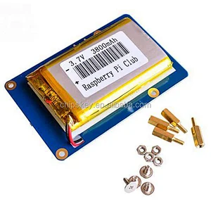 New Lithium Battery PowerPack Expansion Board with Dual USB Output for Raspberry Pi3