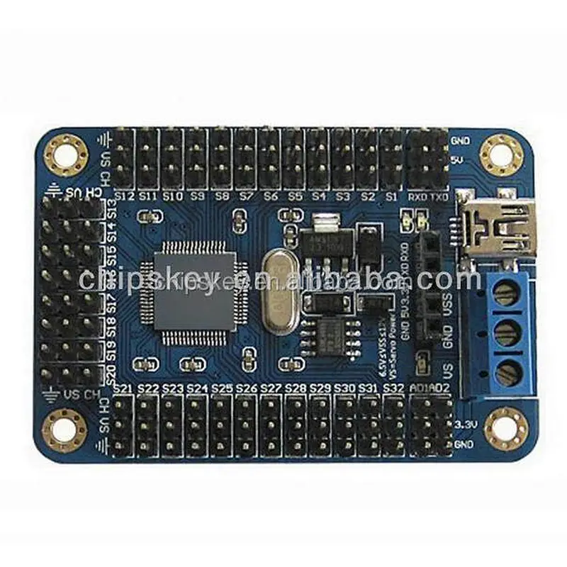 mini USB 16 Channels Servo Controller Board USC-1(C1B7)