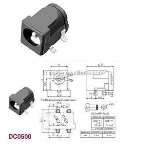 DC 5.5*2.1MM DC-050 Power Adapter Socket