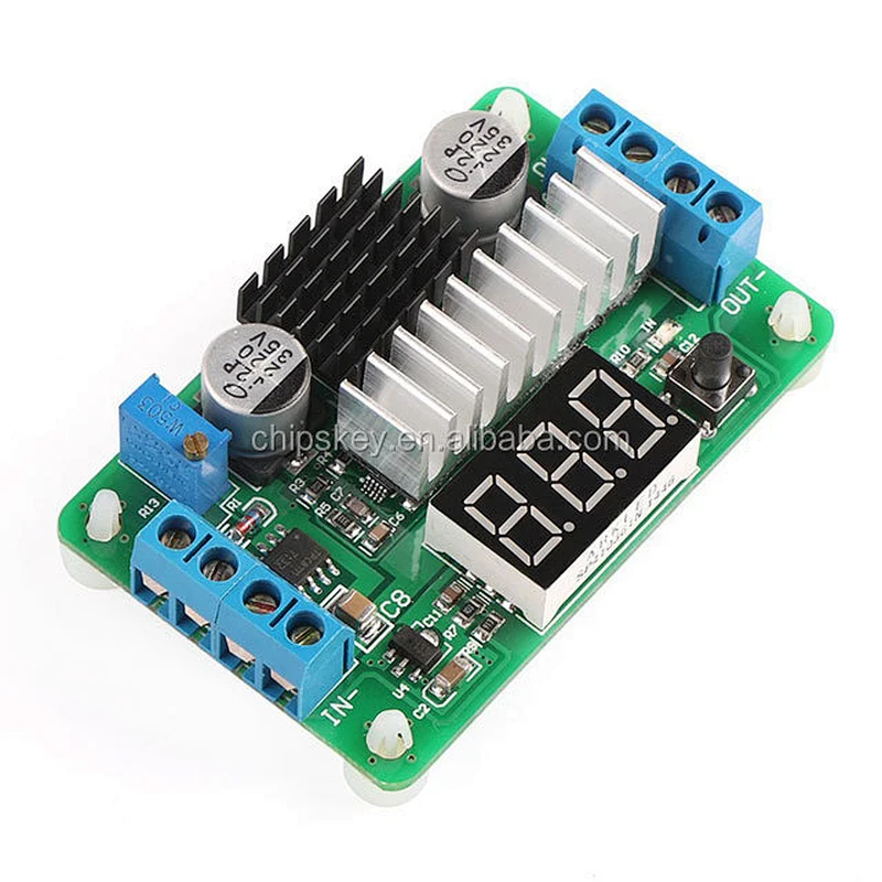 LTC1871 Blue LED Volmeter Didplay 3.5V-30V DC Volt Converter Module Step Up 5V/12V Regulated Voltage Supply