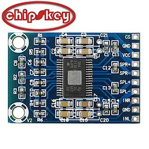 XH-M562 ultra mini thin version DC 12V - 24v TPA3116D2 dual 50W digital audio amplifier Class D amplifier 2 x 50w board