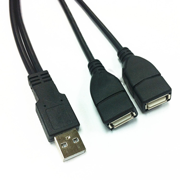 USB one-two charging cable USB one-two charging cable