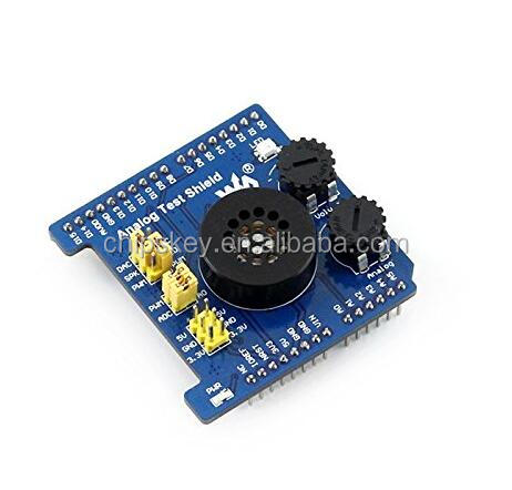 Analog Test Shield Adapter Expansion Developemnt Board Features AD Acquisition DA Output Compatible with Devel,Leonardo, NUCLEO,