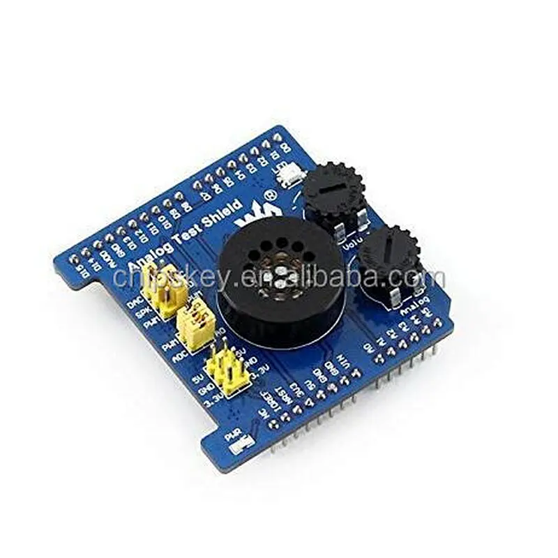 Analog Test Shield Adapter Expansion Developemnt Board Features AD Acquisition DA Output Compatible with Devel,Leonardo, NUCLEO,