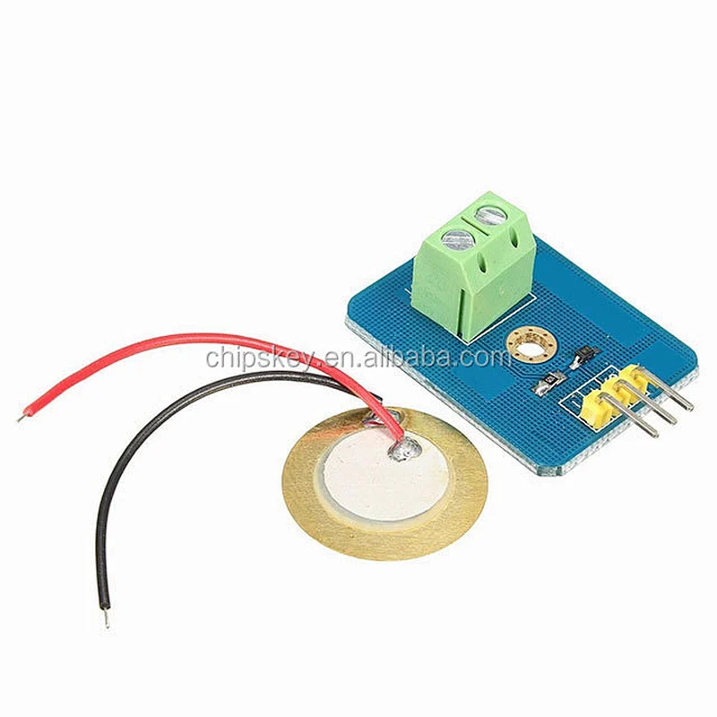 Analog Piezoelectricity Ceramic Vibration Sensor for