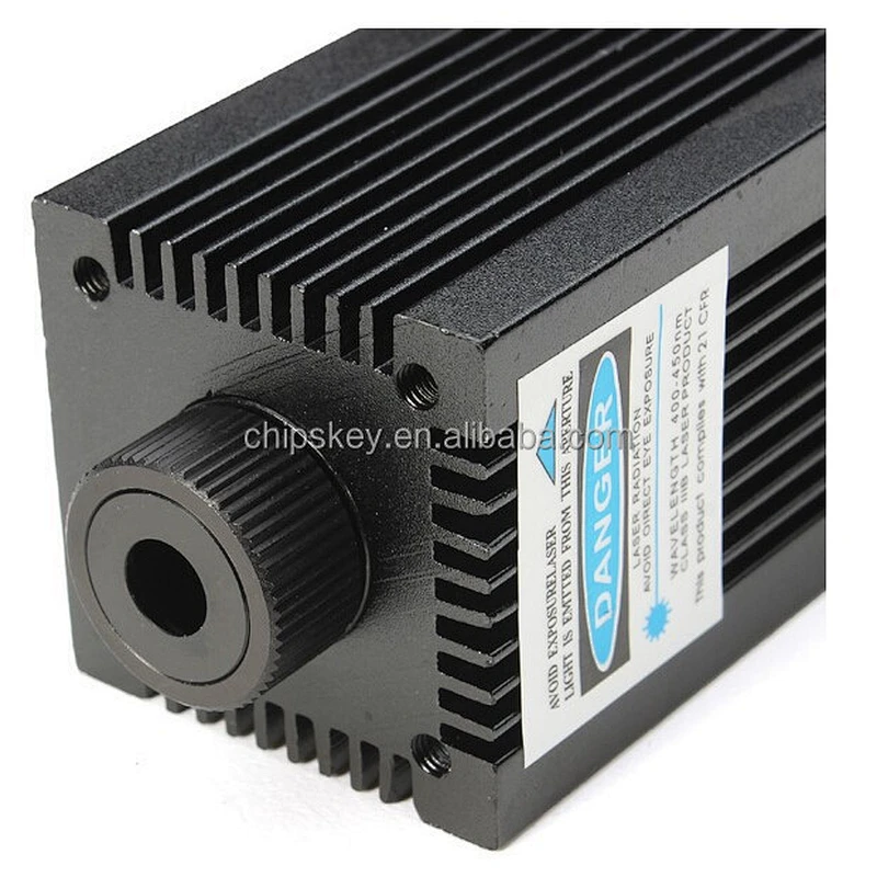 450nm 1W 1000mW Blue Laser Module With Holder For DIY Laser Cutter