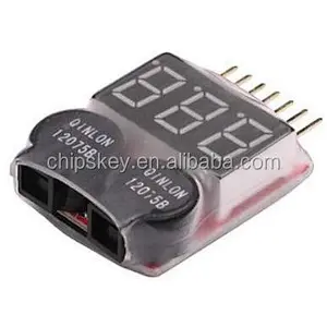 Lipo Digital Battery Voltage Checker with Warning Alarm