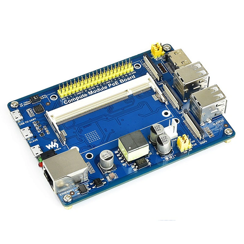 Raspberry Pi Computing Module Expansion Board CM3/3Lite/3/3+ Baseboard with PoE