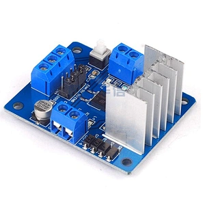 Blue L298N Motor Driver with Switch Double H bridge drive