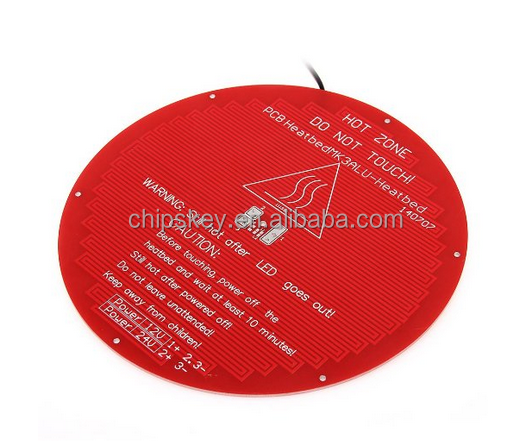 3D printers Delta rostock round hot bed MK3/reprap standard