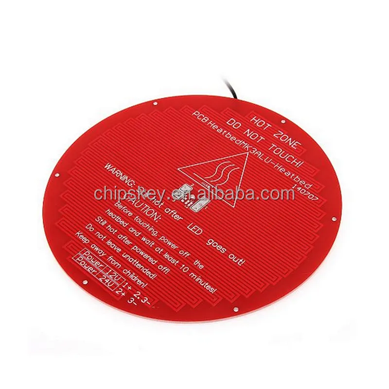 3D printers Delta rostock round hot bed MK3/reprap standard