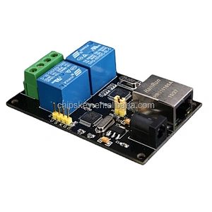 2-way relay network relay remote control smart home Ethernet IP relay normally open contact