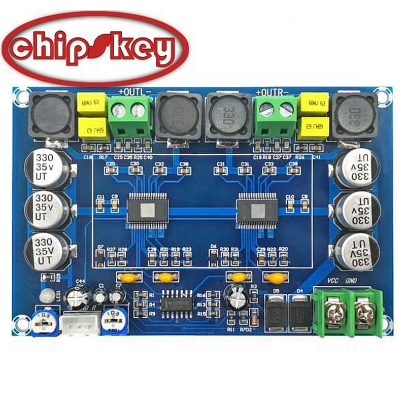 XH-M569 TPA3116 Dual-channel Stereo High Power Digital Audio Power Amplifier Board TPA3116D2 Amplifiers 2*120W