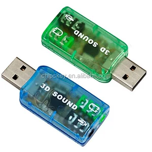 USB5.1 soundcard headphone